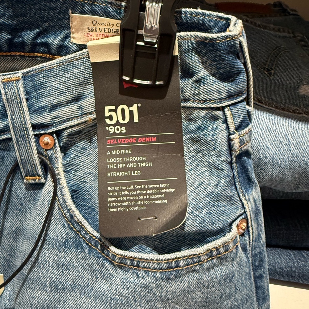 Levi's 501 90’s Selvedge Denim 27x30
